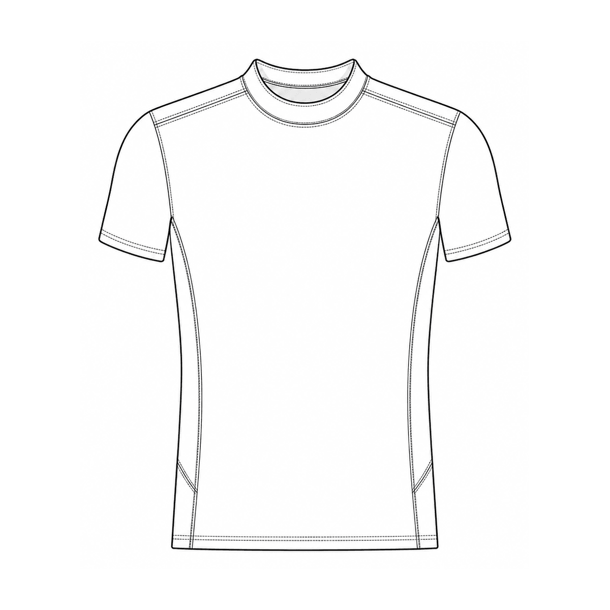 DOT short sleeve game jersey white technical flat