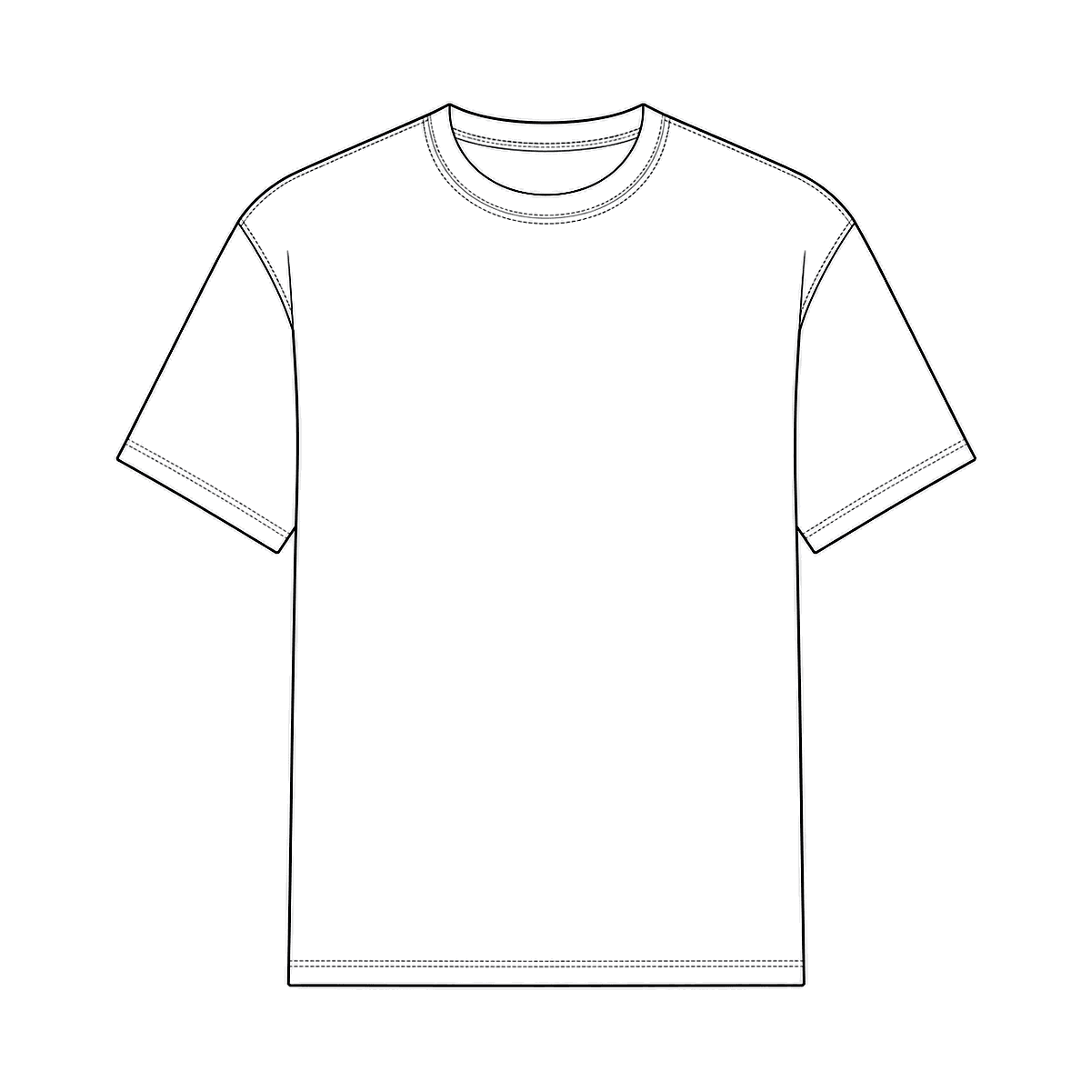 DOT sideline tee white technical flat